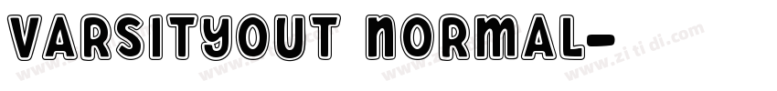 VarsityOut Normal字体转换